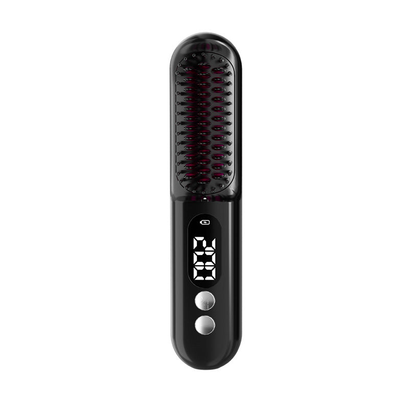 Charging Straight Comb Wireless Portable Travel- Peigne droit rechargeable sans fil portable