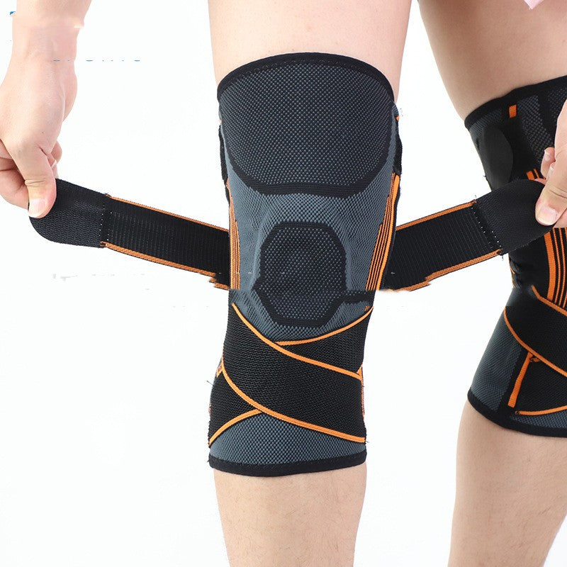 Striped Compression Sports Mountaineering Knee Protectors