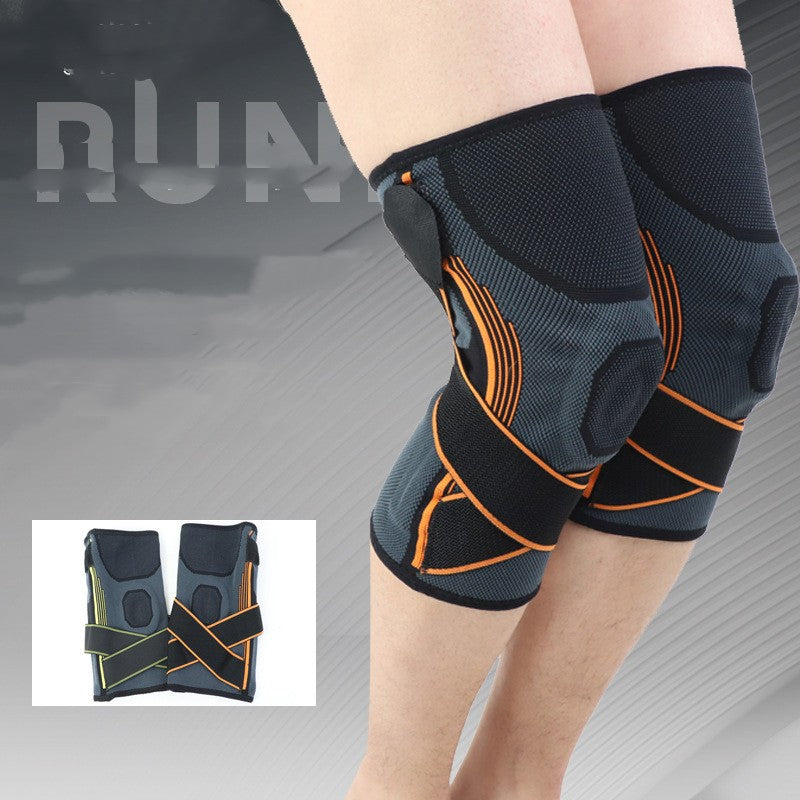 Striped Compression Sports Mountaineering Knee Protectors