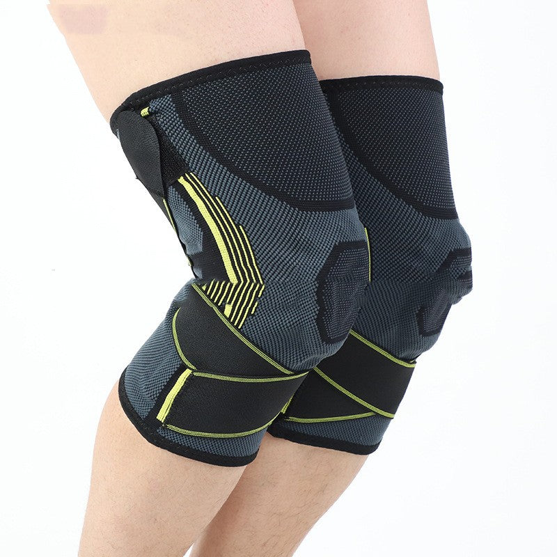 Striped Compression Sports Mountaineering Knee Protectors
